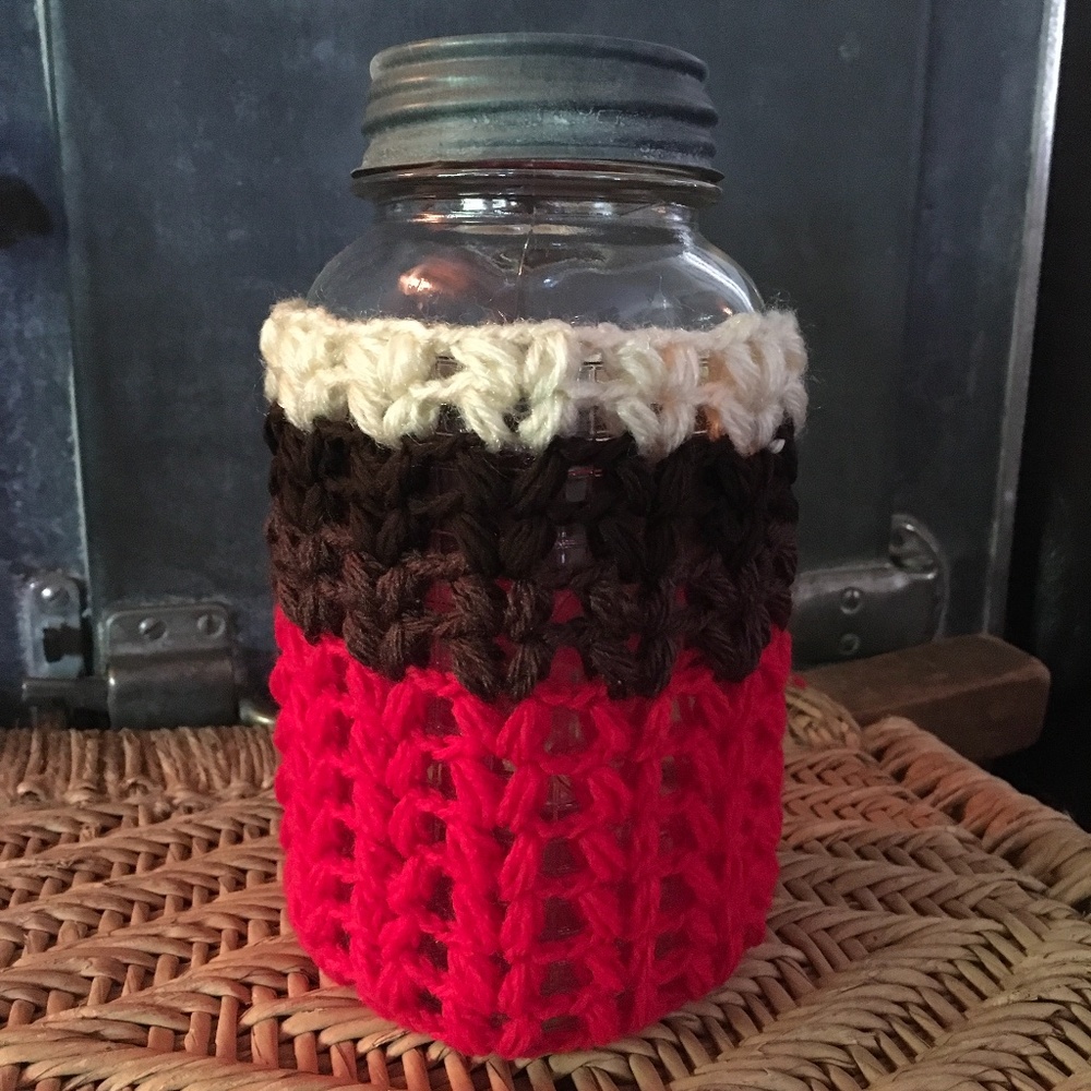 Crochet Jar/Bottle Cover/Cozy